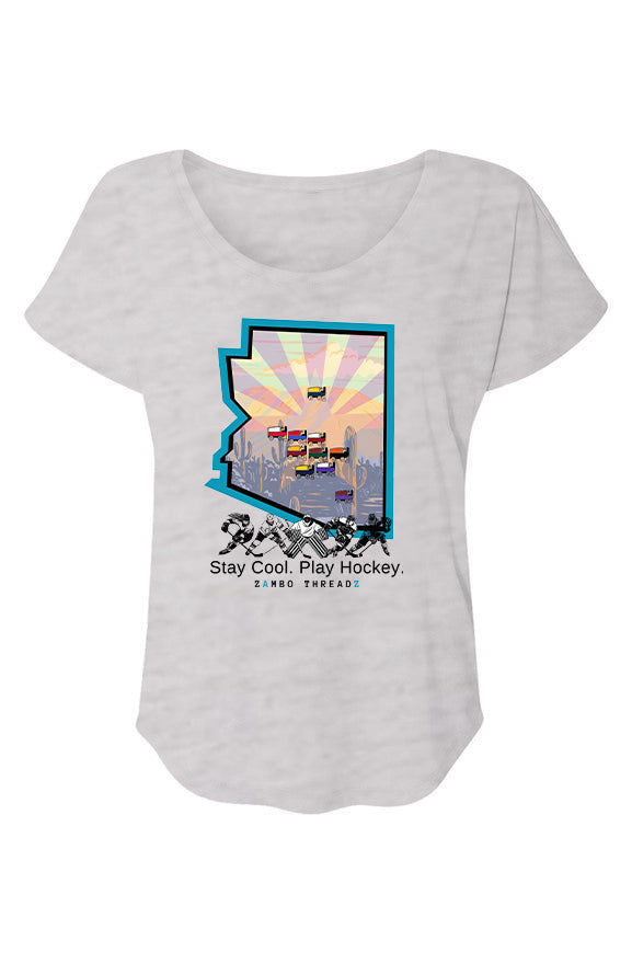 AZ Home Ice Women’s Triblend Short Sleeve Dolman