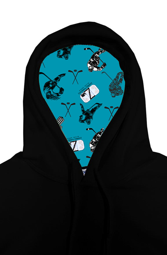 Adult AZ Home Ice Hoodie with Detailed Hood