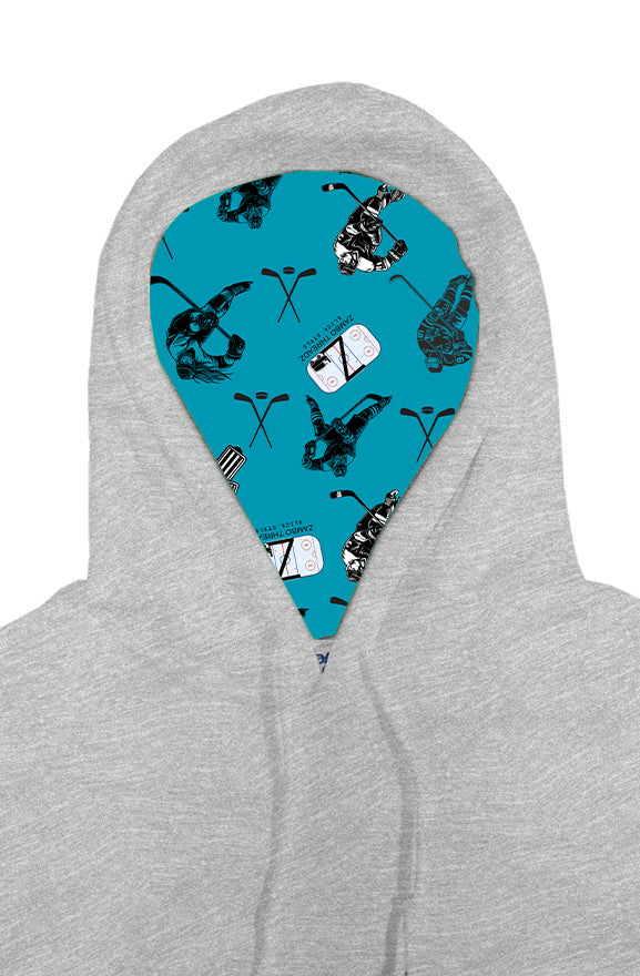 AZ Home Ice Hoddie with Detailed Hood