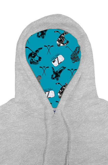 AZ Home Ice Hoddie with Detailed Hood