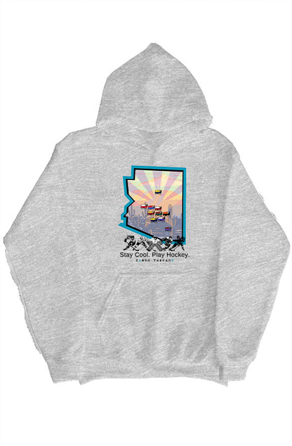 AZ Home Ice Hoddie with Detailed Hood