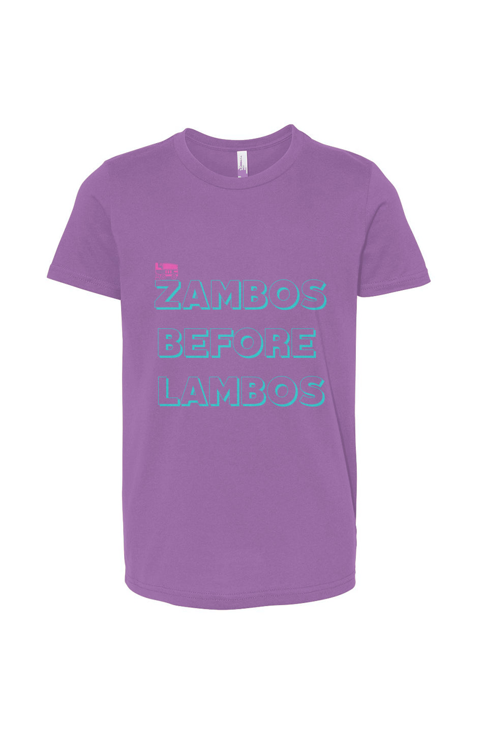 Zambos Before Lambos Youth Short Sleeve T-Shirt