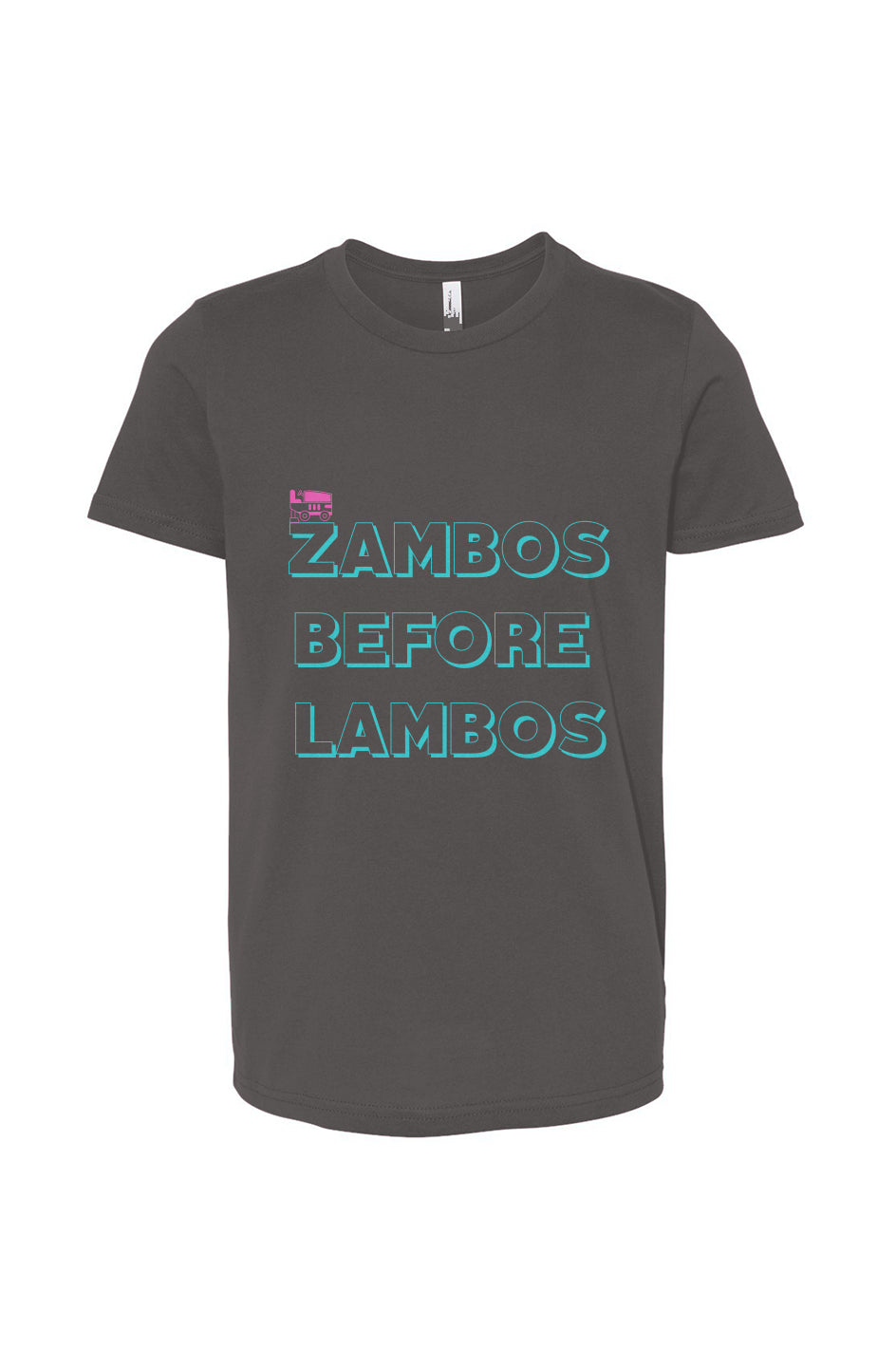 Zambos Before Lambos Youth Short Sleeve T-Shirt