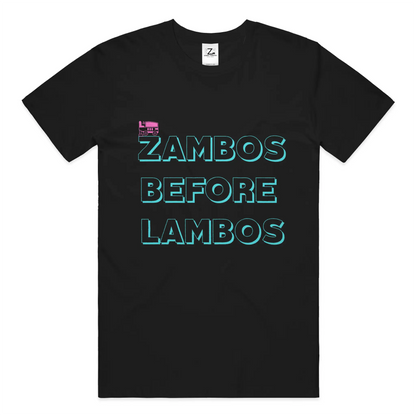 Zambos Before Lambos Adult Unisex T-Shirt