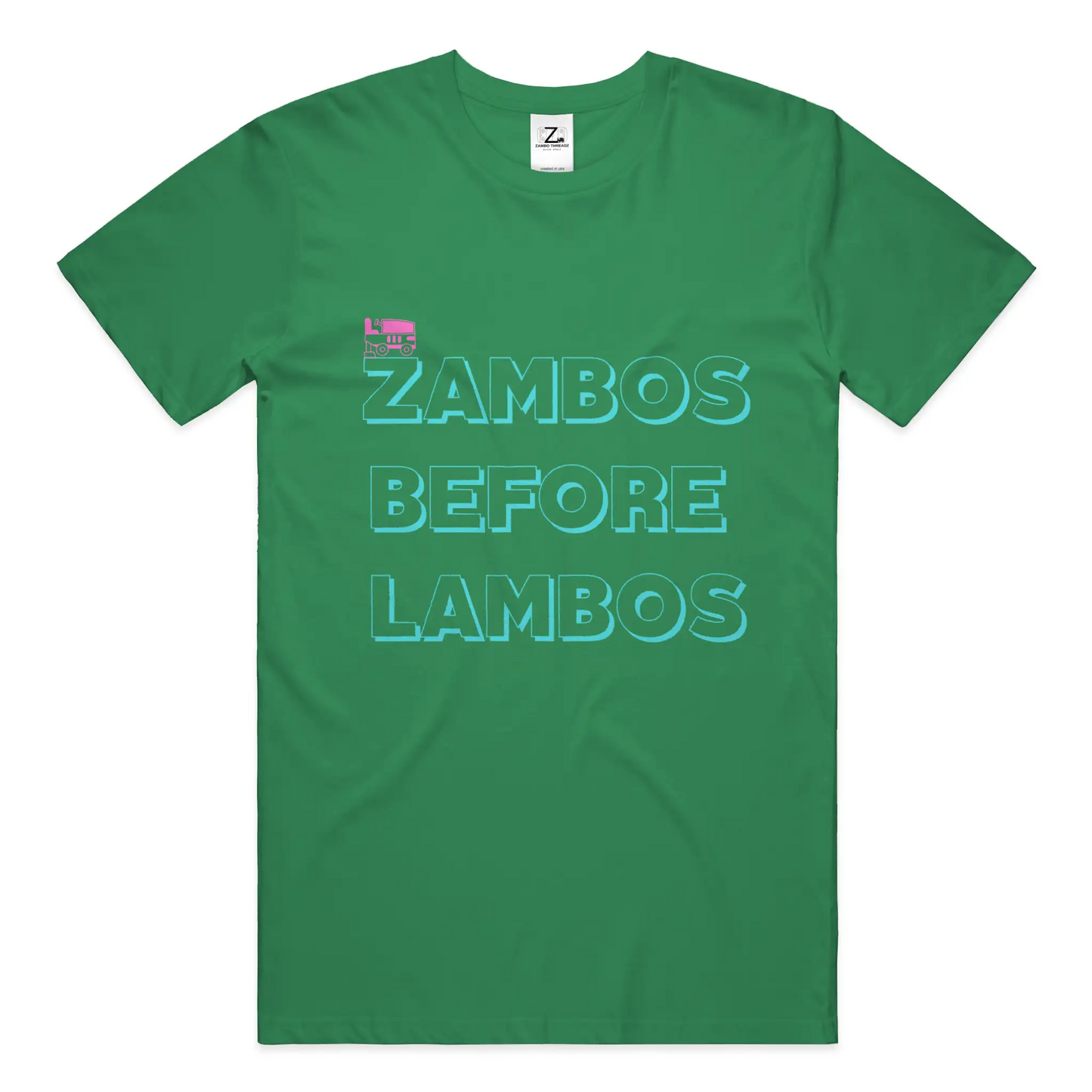 Zambos Before Lambos Adult Unisex T-Shirt