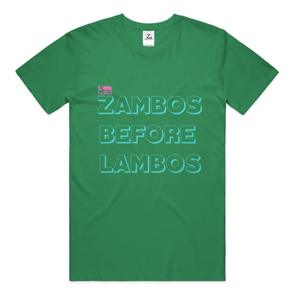Zambos Before Lambos Adult Unisex T-Shirt