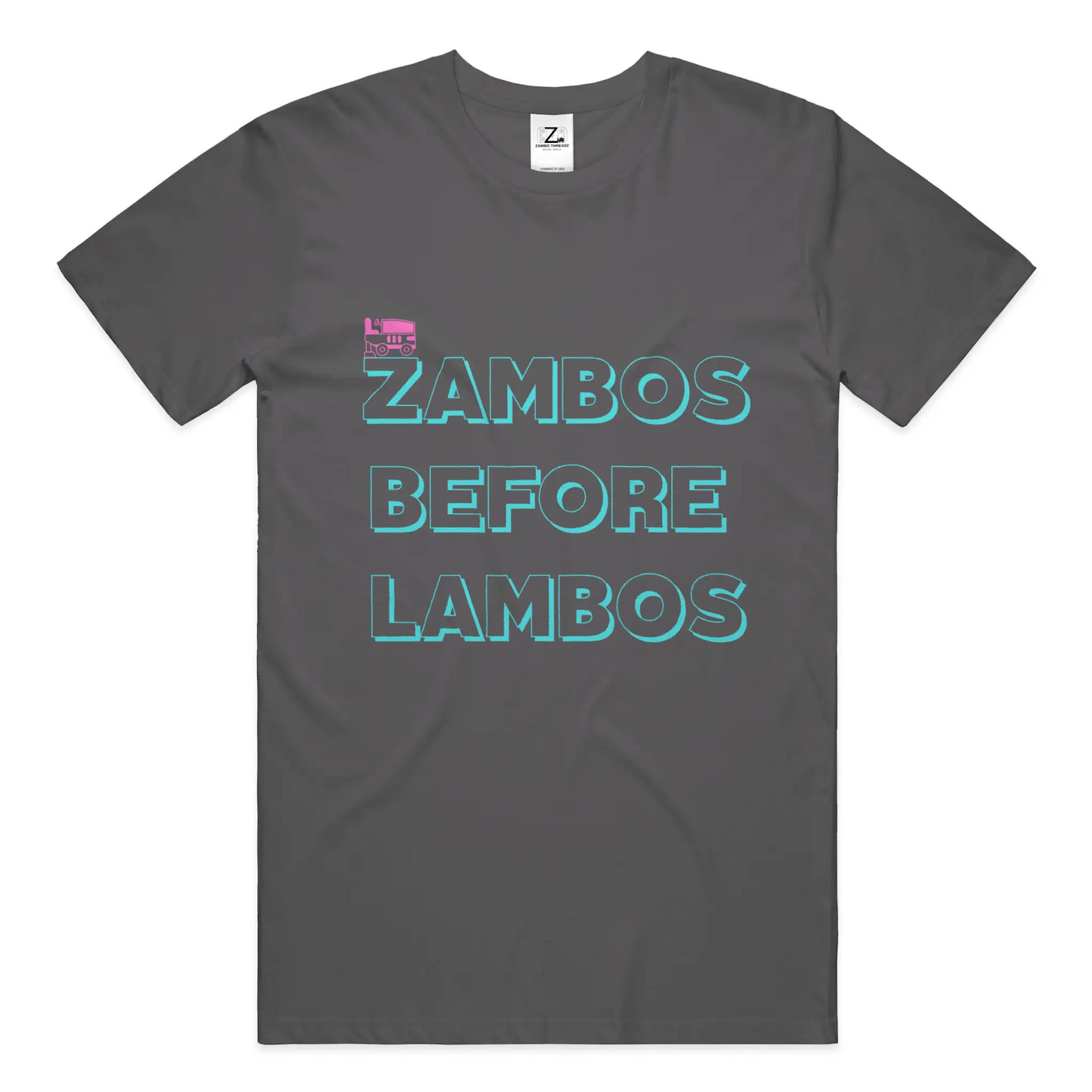 Zambos Before Lambos Adult Unisex T-Shirt