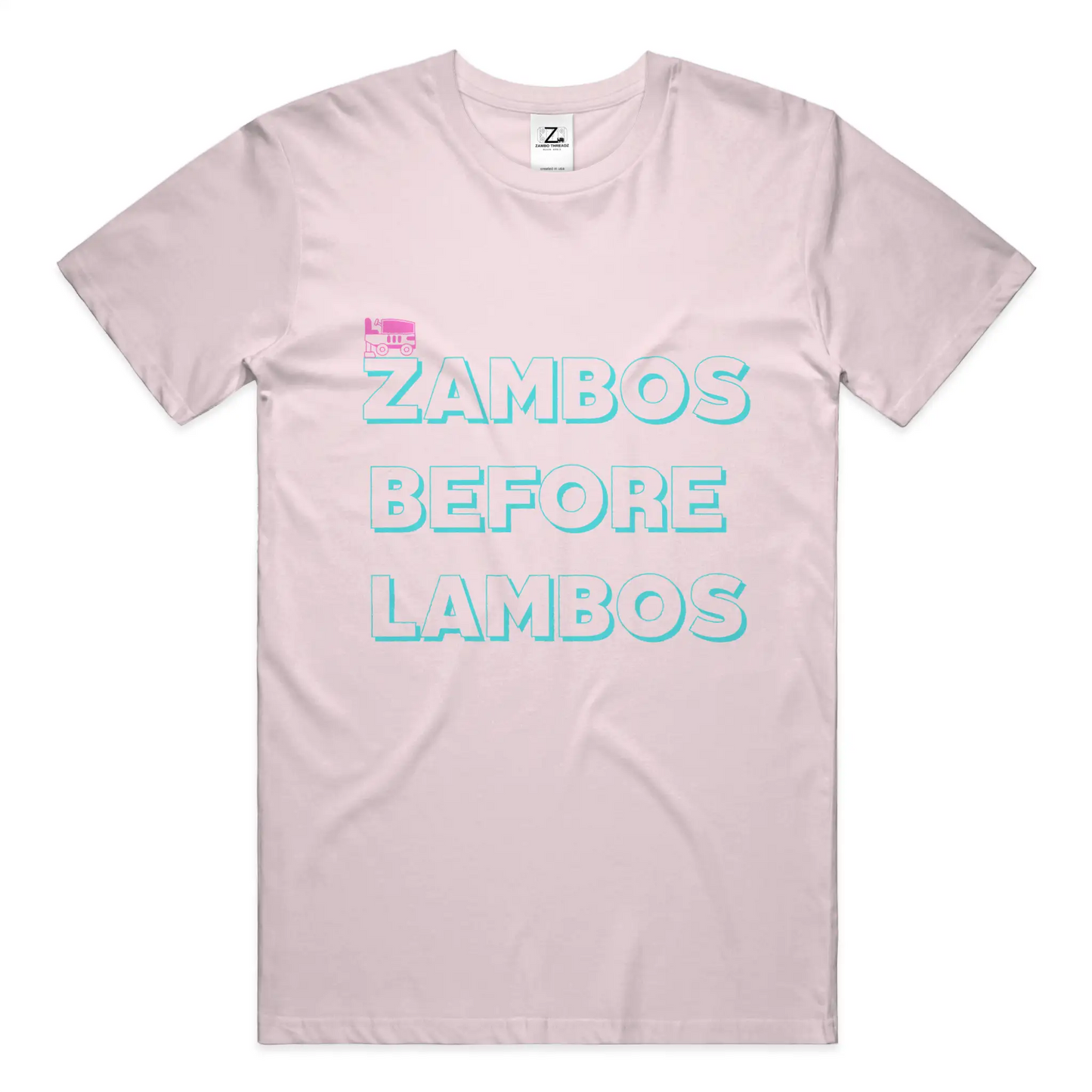 Zambos Before Lambos Adult Unisex T-Shirt