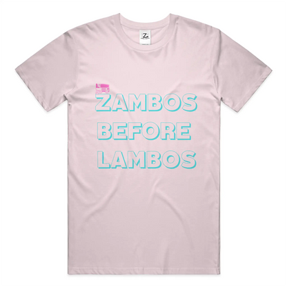Zambos Before Lambos Adult Unisex T-Shirt